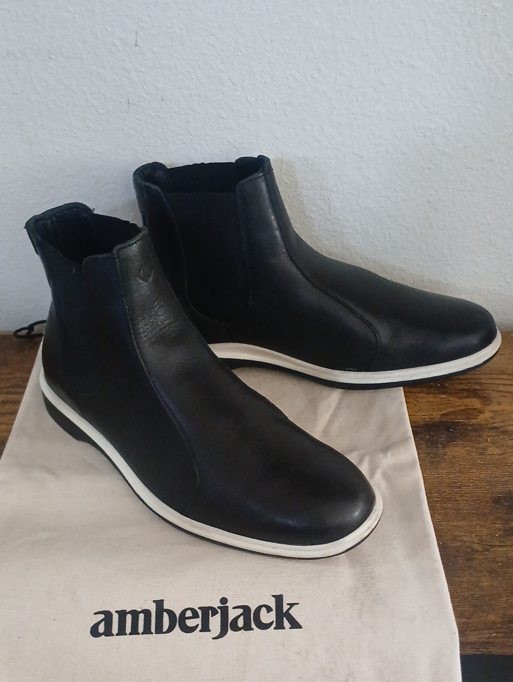 Men's Black Amberjack The Chelsea Boots